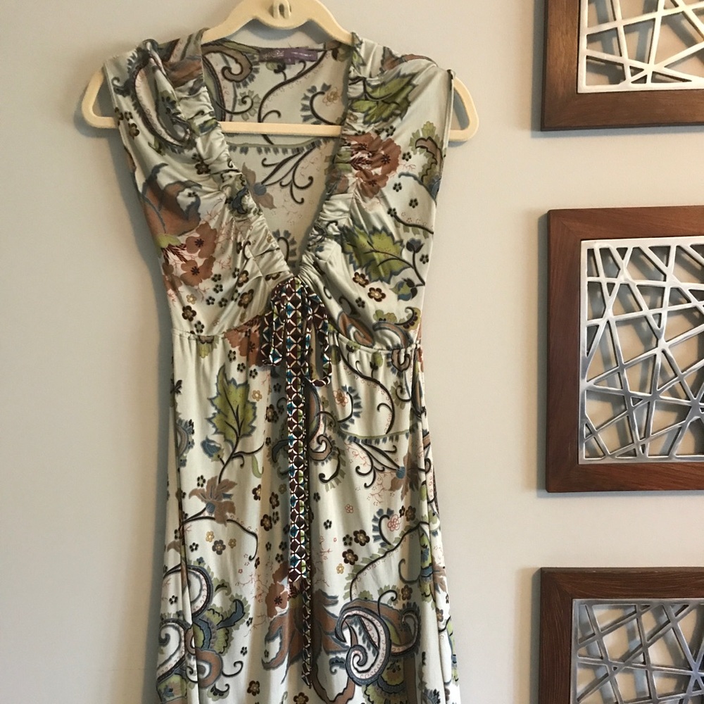 Hale Bob silk pattern dress size 0